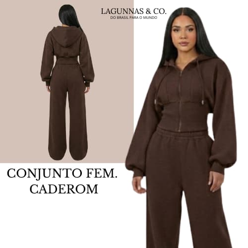 CONJUNTO DE MOLETOM FEMENINO CADERON , Lagunnas