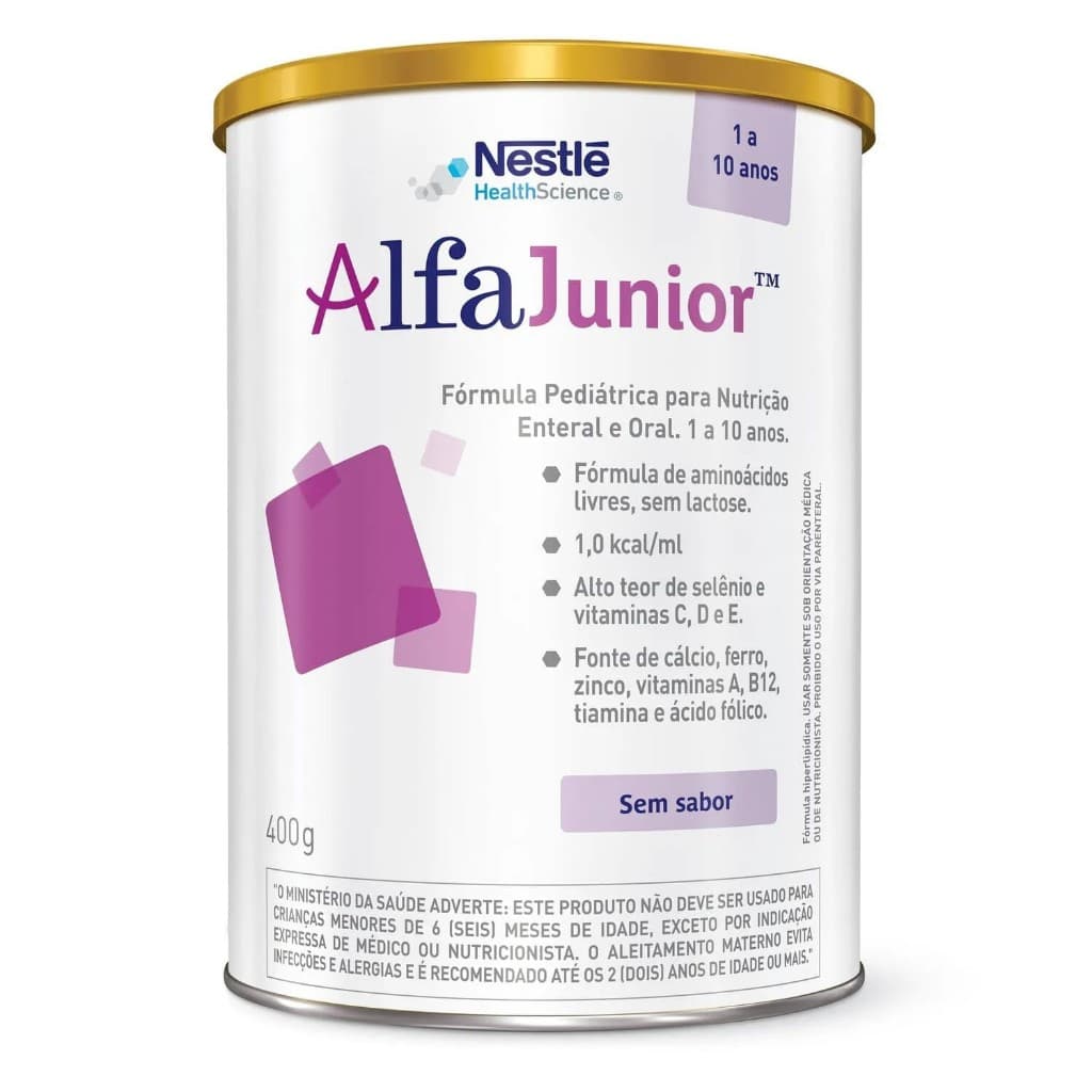 Nestlé AlfaJunior 400g Fórmula Pediátrica Infantil Original Val Dez 26