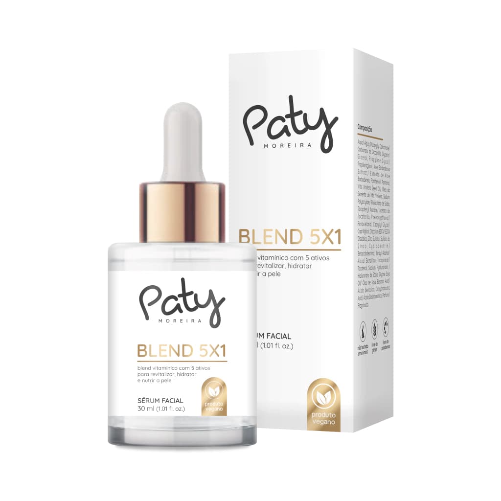 Sérum Facial Dia Blend 5x1 Anti-Idade Antirrugas Reduz Linhas de Expressão Firmeza Colágeno