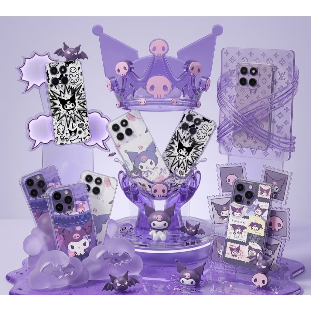 CAPA CAPINHA  DESENHOS VARIADOS KUROMI CAPINHA  PARA G06-G56-G86 ANTI IMPACTO