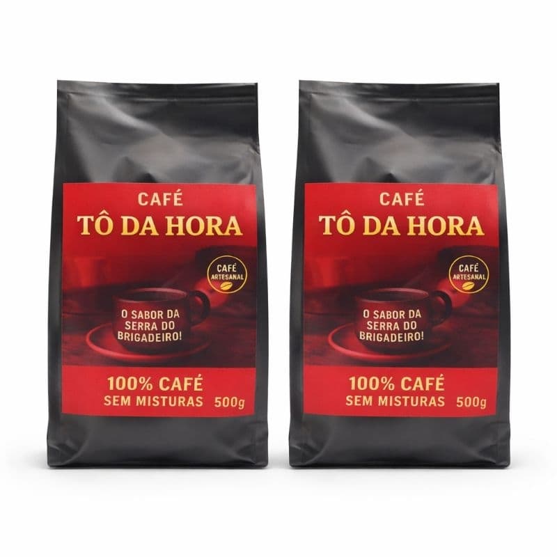 Café em Grãos 100% Arábica 1Kg Torra Clara, Média ou Escura Fresco e Aromático