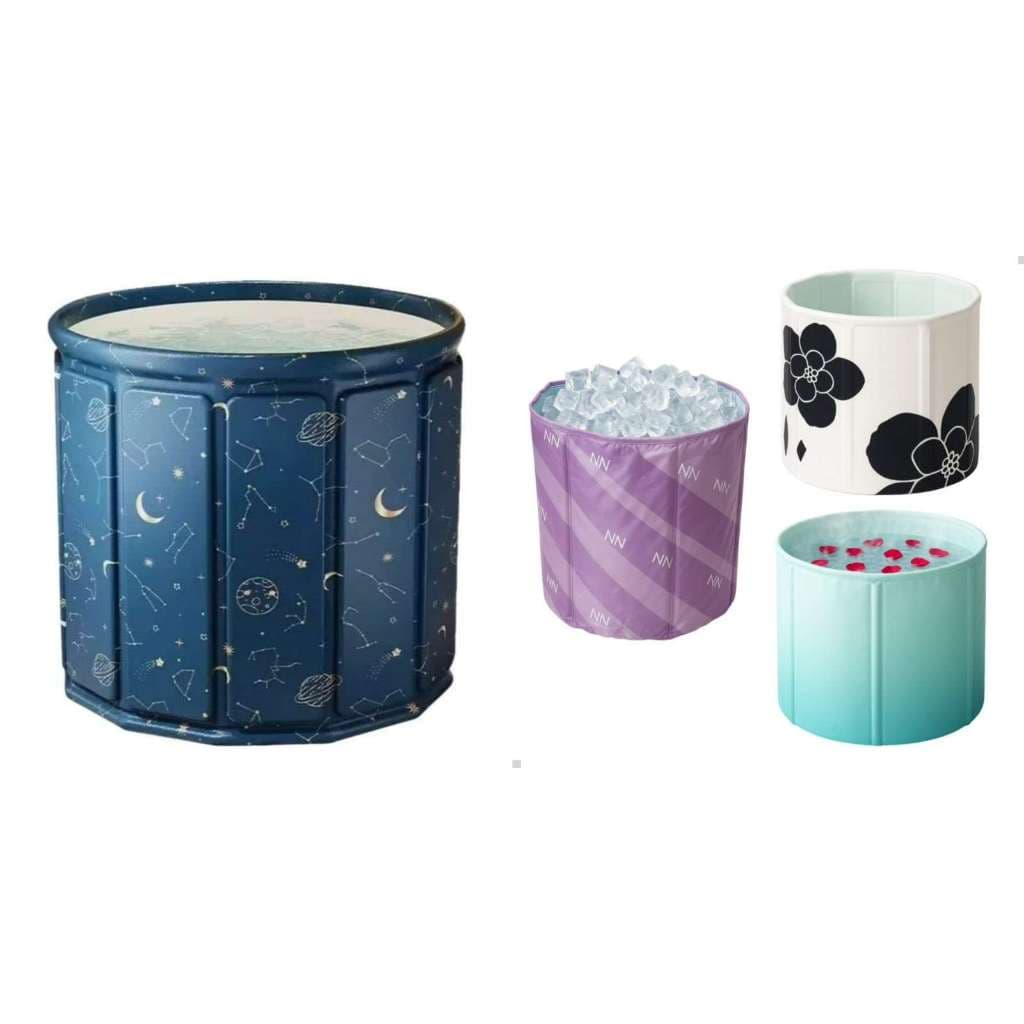 banheira de spa portátil multiuso [ 65cm x 70cm ] - SMILE LIFE 58 -