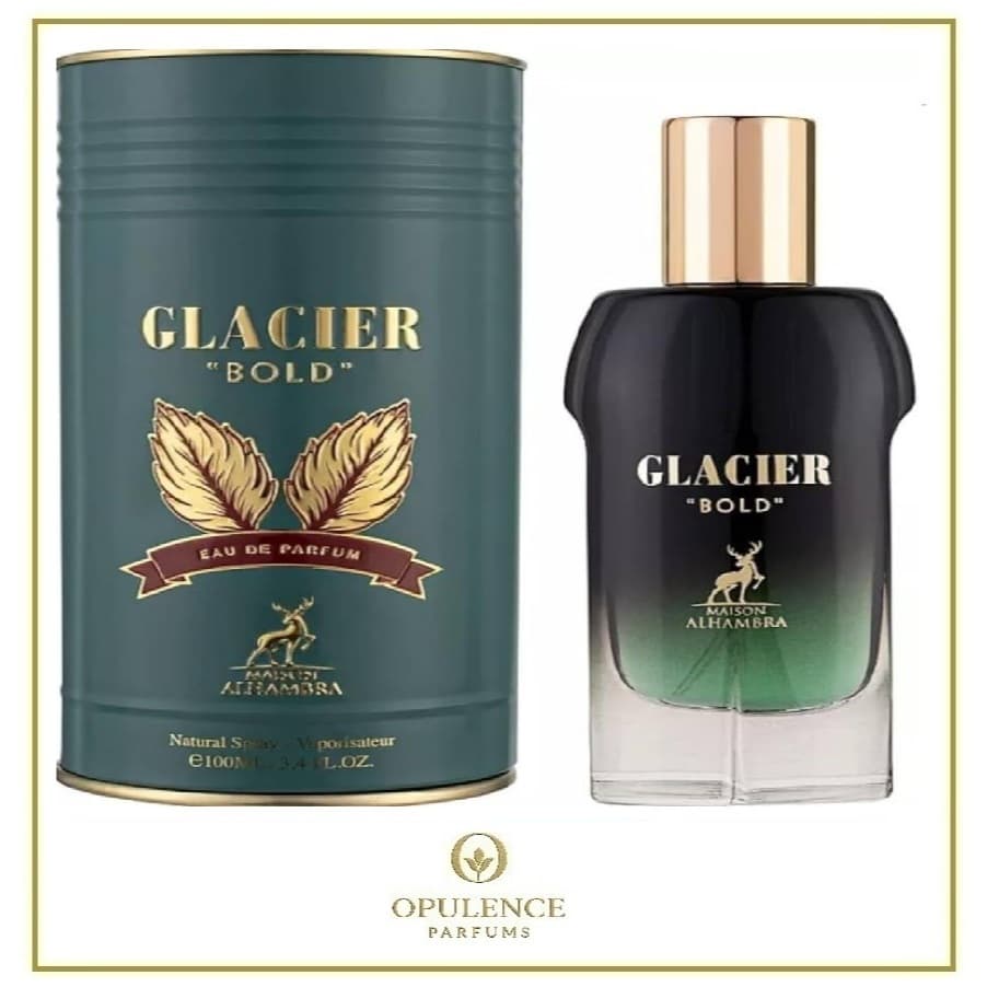 Perfume Maison Alhambra Glacier Bold Original Importado Masculino Amadeirado Fresco Alta Fixação Luxo