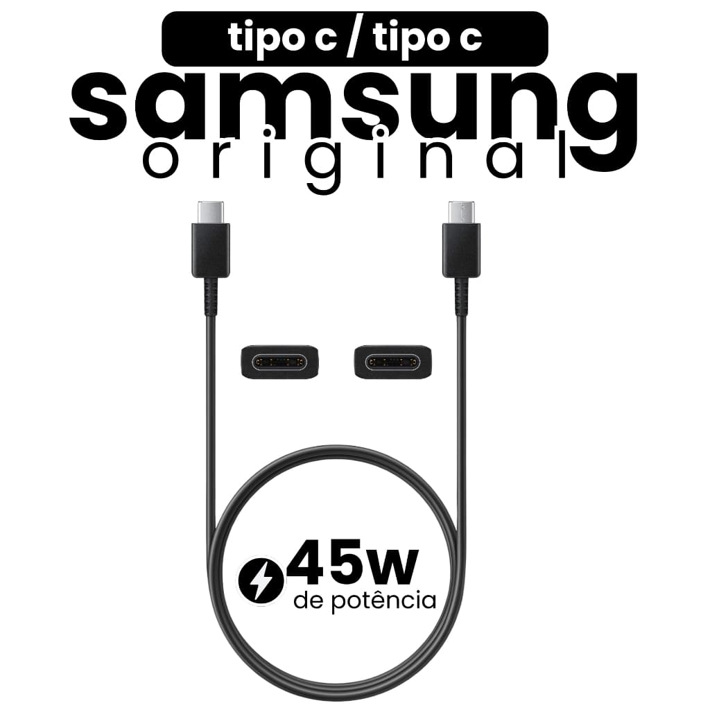 Cabo Turbo Samsung Original Tipo C  TIPO C S20 S21 S22 S23 S24 S25 S26 Super Rápido