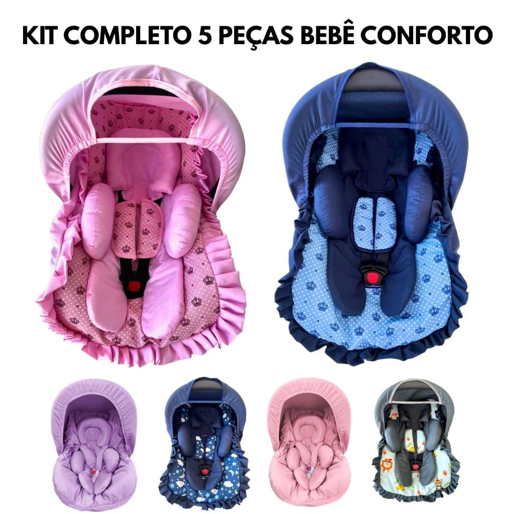 Kit Capa Bebê Conforto Completo Galzerano Cosco Burigotto Voyage Safety 1 st TUTTY BABY Maxi Cosi