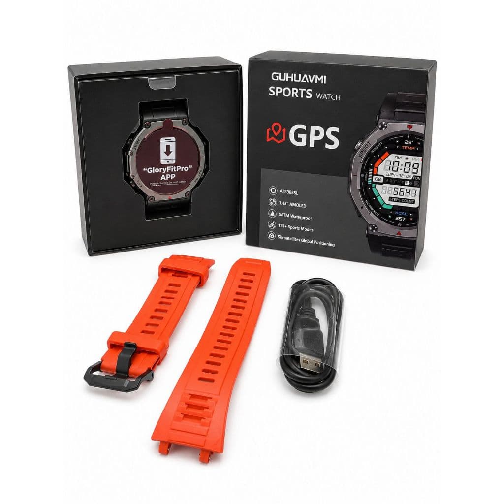 Relógio Smartwatch GUHUAVMI / GloryFit Sports Watch GPS Smart Watch Esportivo Bluetooth Fitness