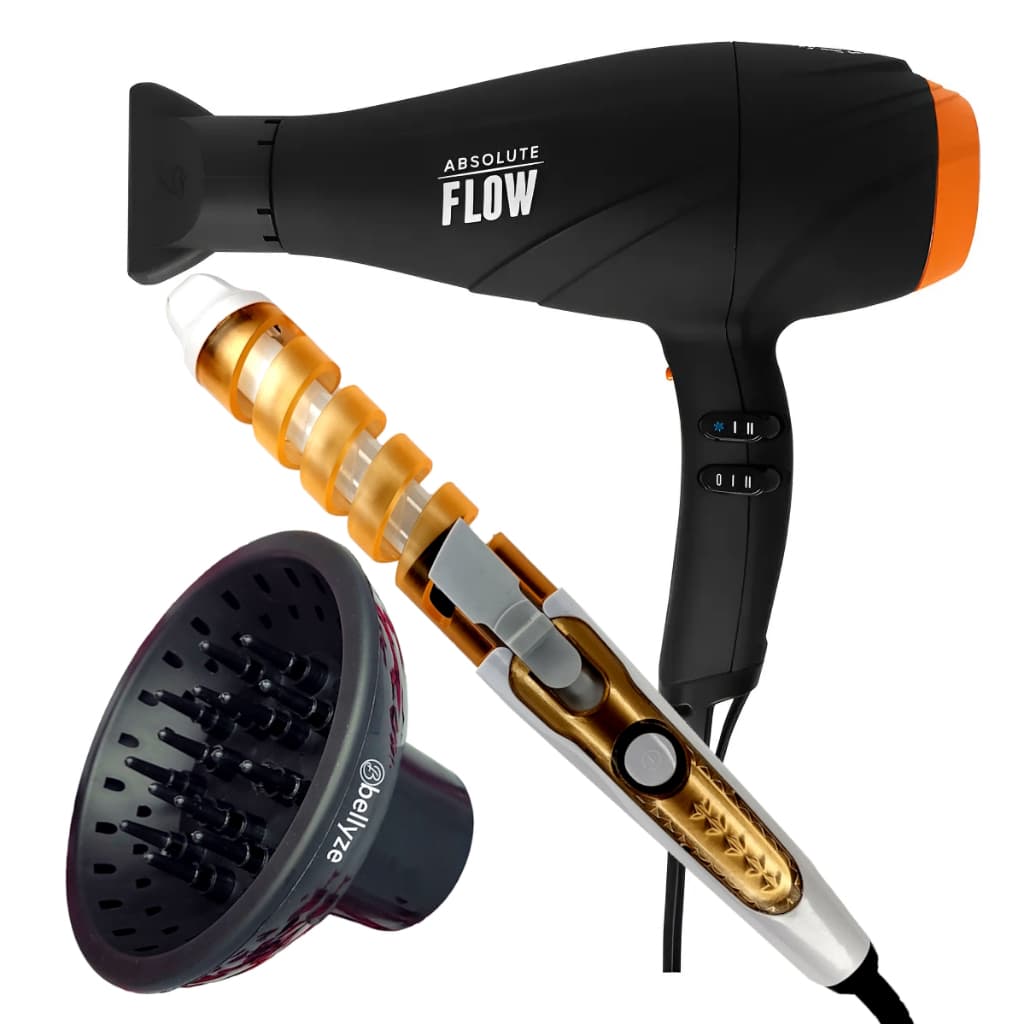 Secador De Cabelos Gama Italy Profissional 2300w Ar Quente Frio Difusor De Cachos Modelador 2 Em 1