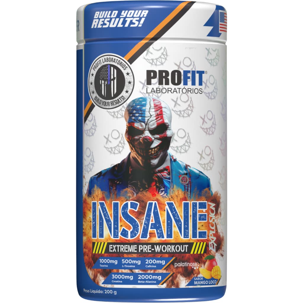 Pré Treino Insane Explosion 200g - Profit Laboratórios