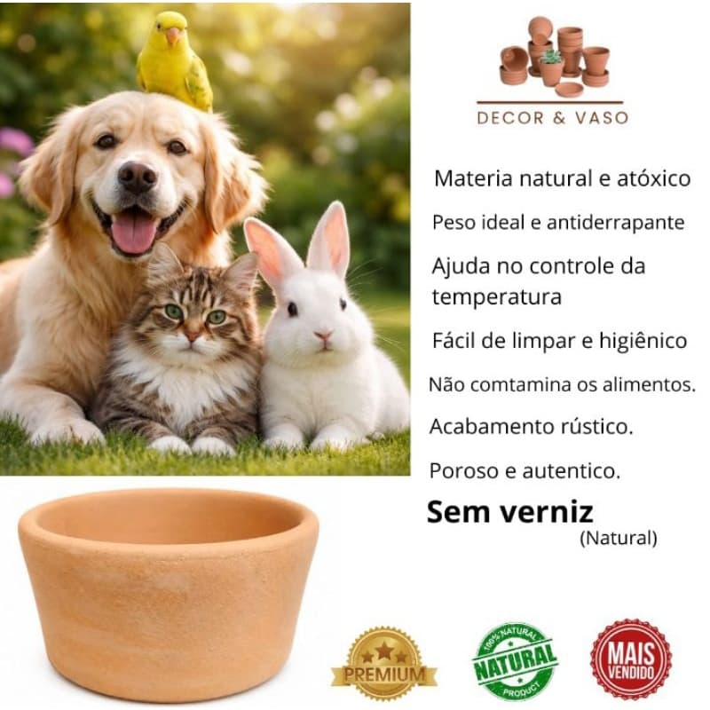 Bebedouro Comedouro Pet, cachorros, gatos, pássaros, 250 ML, 500ML, 750 ML,pote de cerâmica, tigela para ração e água