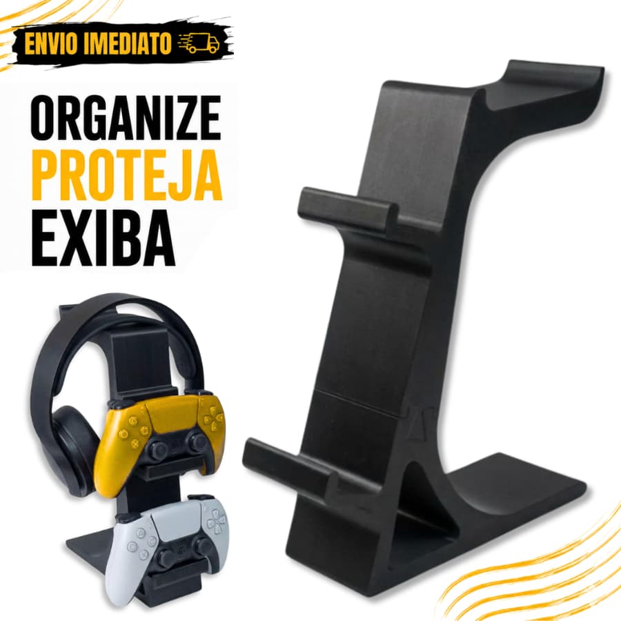 Suporte Porta controle de Videogame e Headset