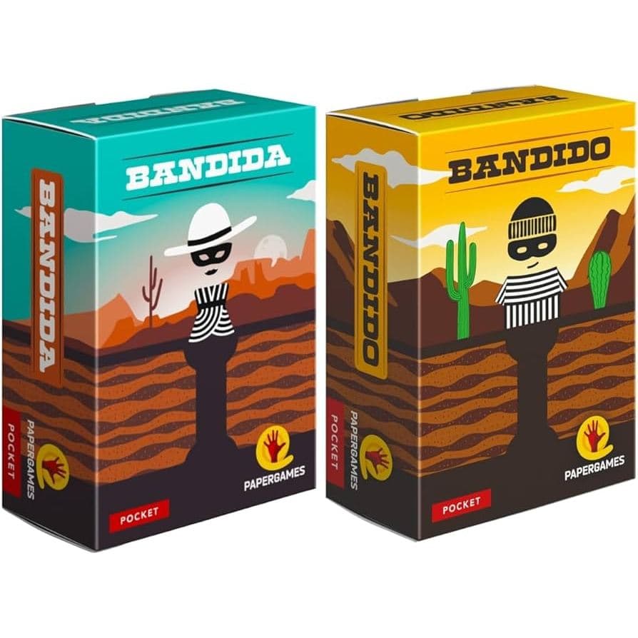 Jogo de Cartas Bandido e Bandida Cooperativo Divertido para Família BoardGames