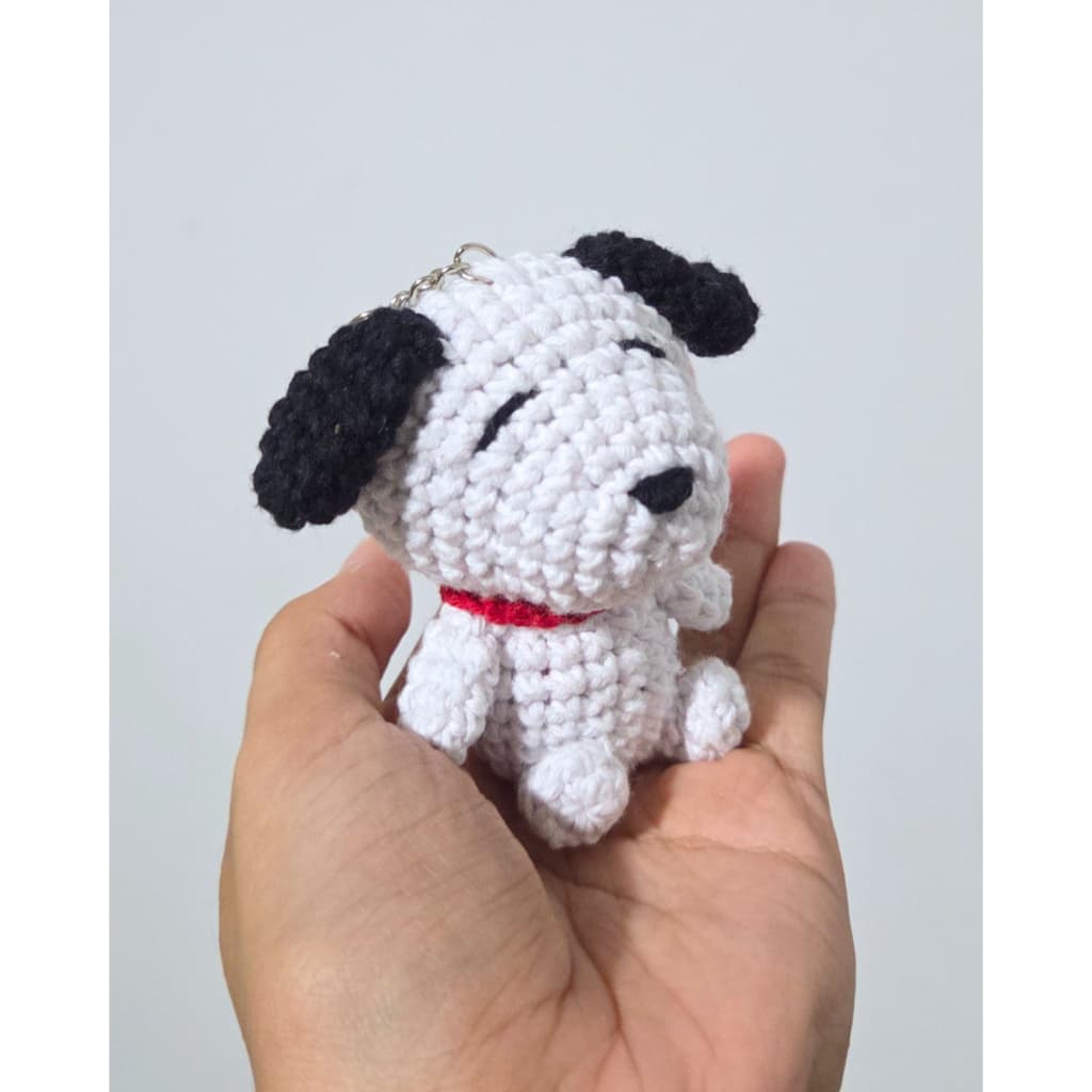 Chaveiro Snoopy Woodstock Kit Casal Amizade Amigurumi Crochê