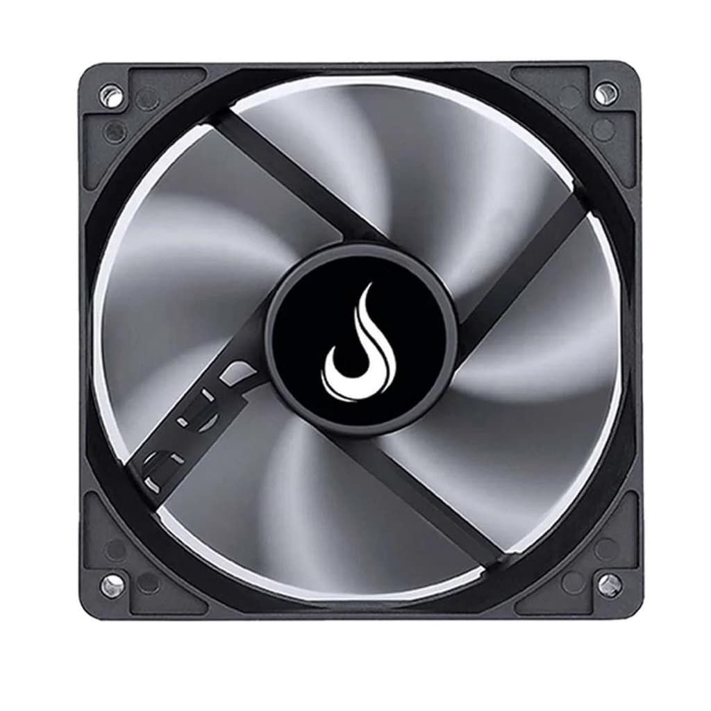 Cooler Fan 120mm 12cm Gabinete Pc Gamer Ventoinha Preto Rise Mode