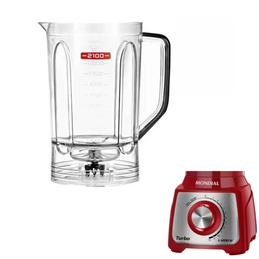 Copo 2100L para liquidificador L-1200W - Suco potente Original rápido