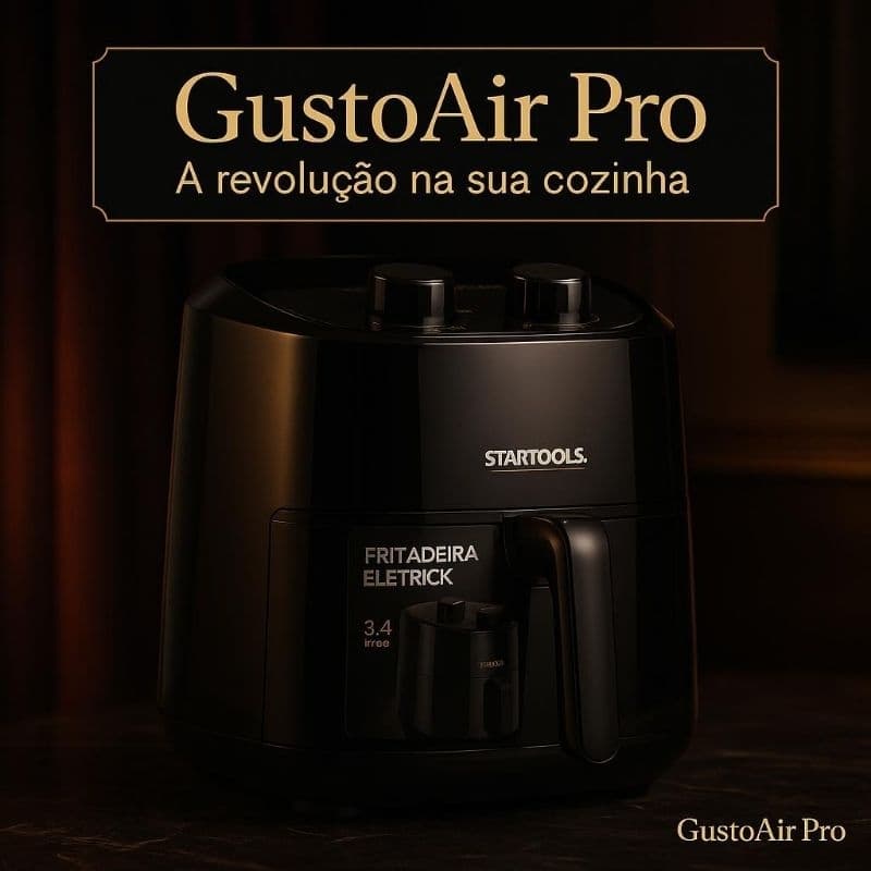 Fritadeira Elétrica Sem Óleo 3,4 Litros 1200W Saúde Praticidade