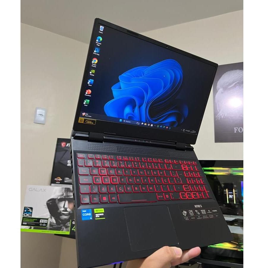 Notebook Gamer Acer Nitro 5 V2 i5-12450H,16GB RAM,RTX 3050 4GB,SSD 512GB,Tela 15.6 Full HD IPS 144MHZ