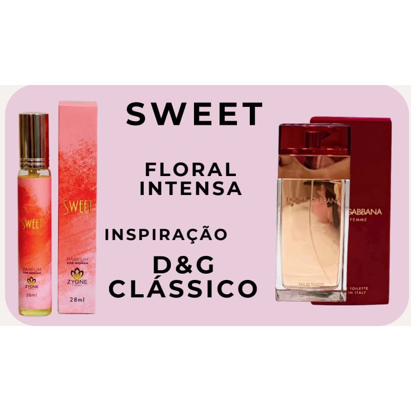 Perfume Importado Feminino Sweet 100ml Floral Intensa