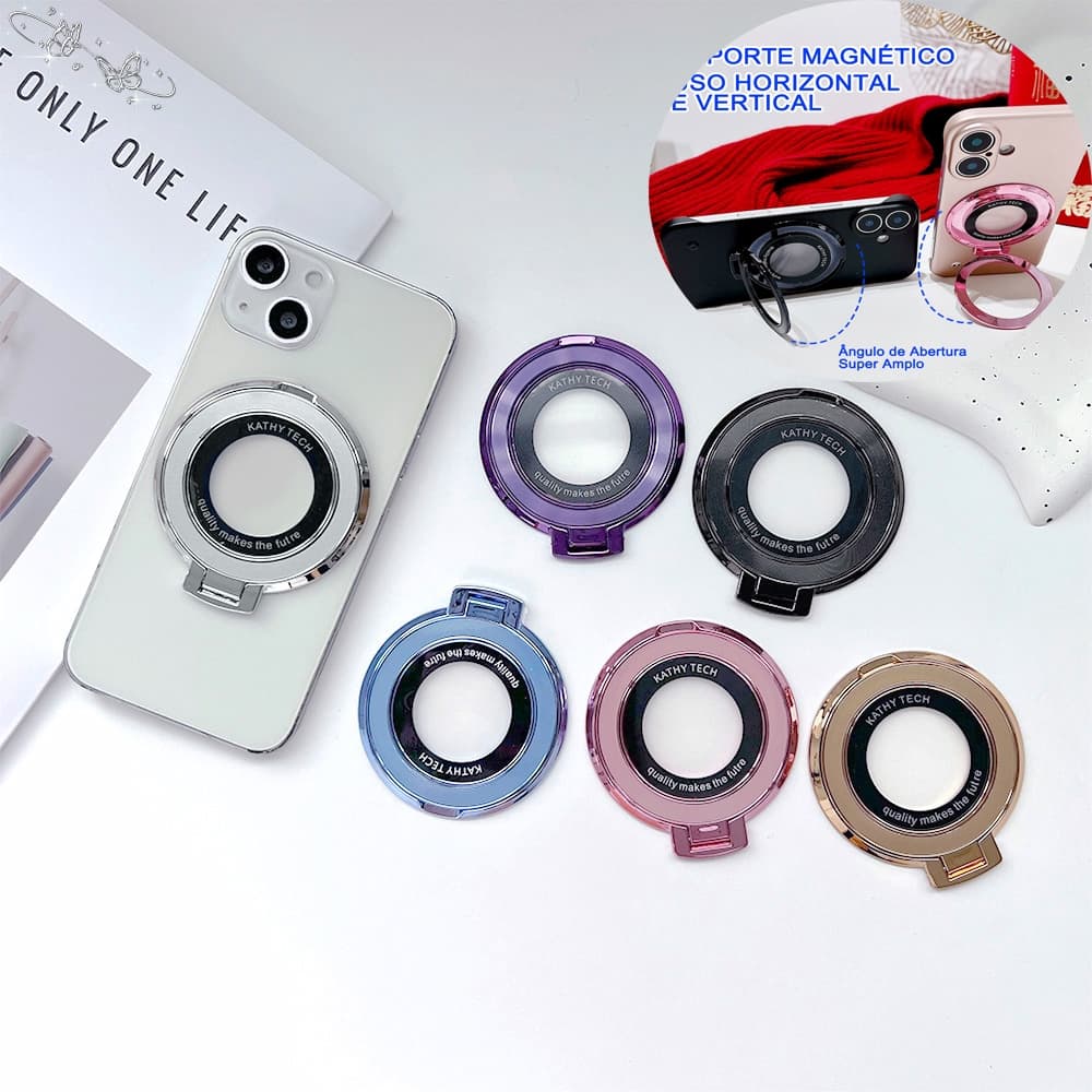 Suporte Para Celular Capinha De Celular Metal Multicolor Resistente KZJ009