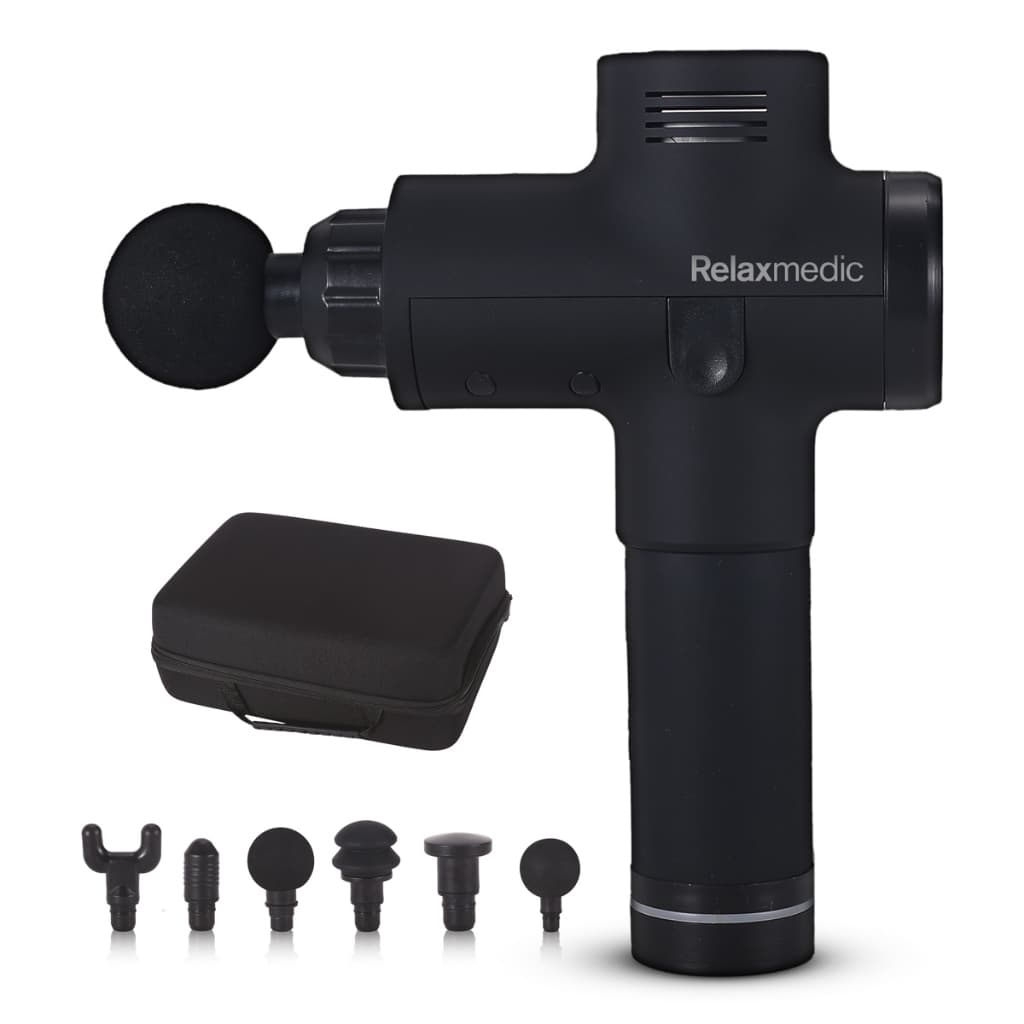 Pistola Massageadora Deep Therapy Profissional Massagem Potente Liberação Miofascial Relaxamento Muscular Relaxmedic
