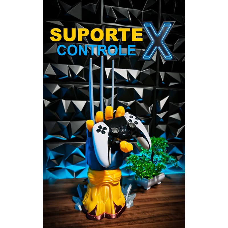 ​Suporte Para Controle de Video Game Mão Mutante Garras Geek Decorativo PS5 PS4 Xbox PC