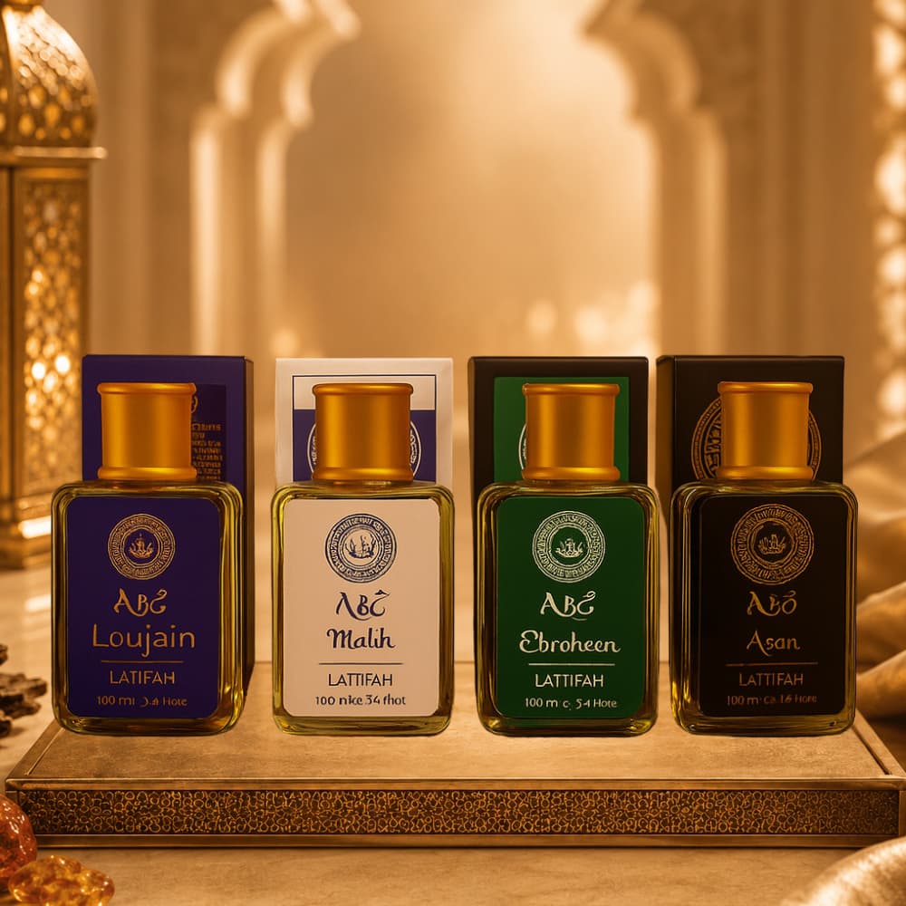 Kit com 4 Perfumes Árabes Masculinos 100ml Cada Alta Fixação Importados