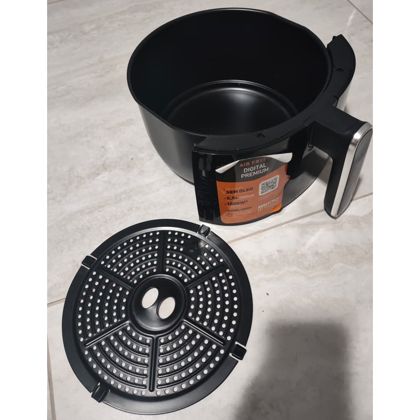 Bandeja cesto Airfryer Mallory digital premium 5.5 litros Peça de Reposição