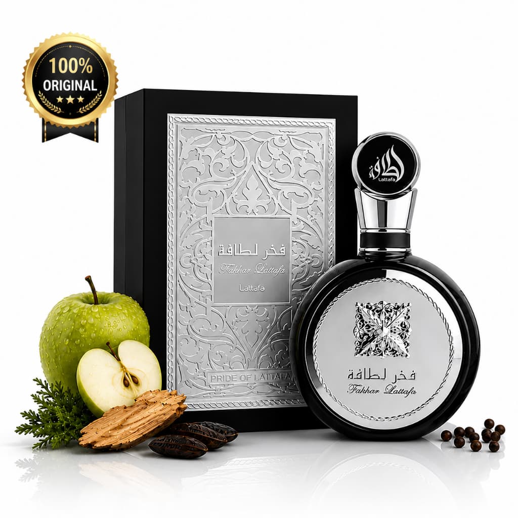 Perfume Lattafa Fakhar Black 100ml Eau De Parfum Masculino Original Importado Com Nota Fiscal