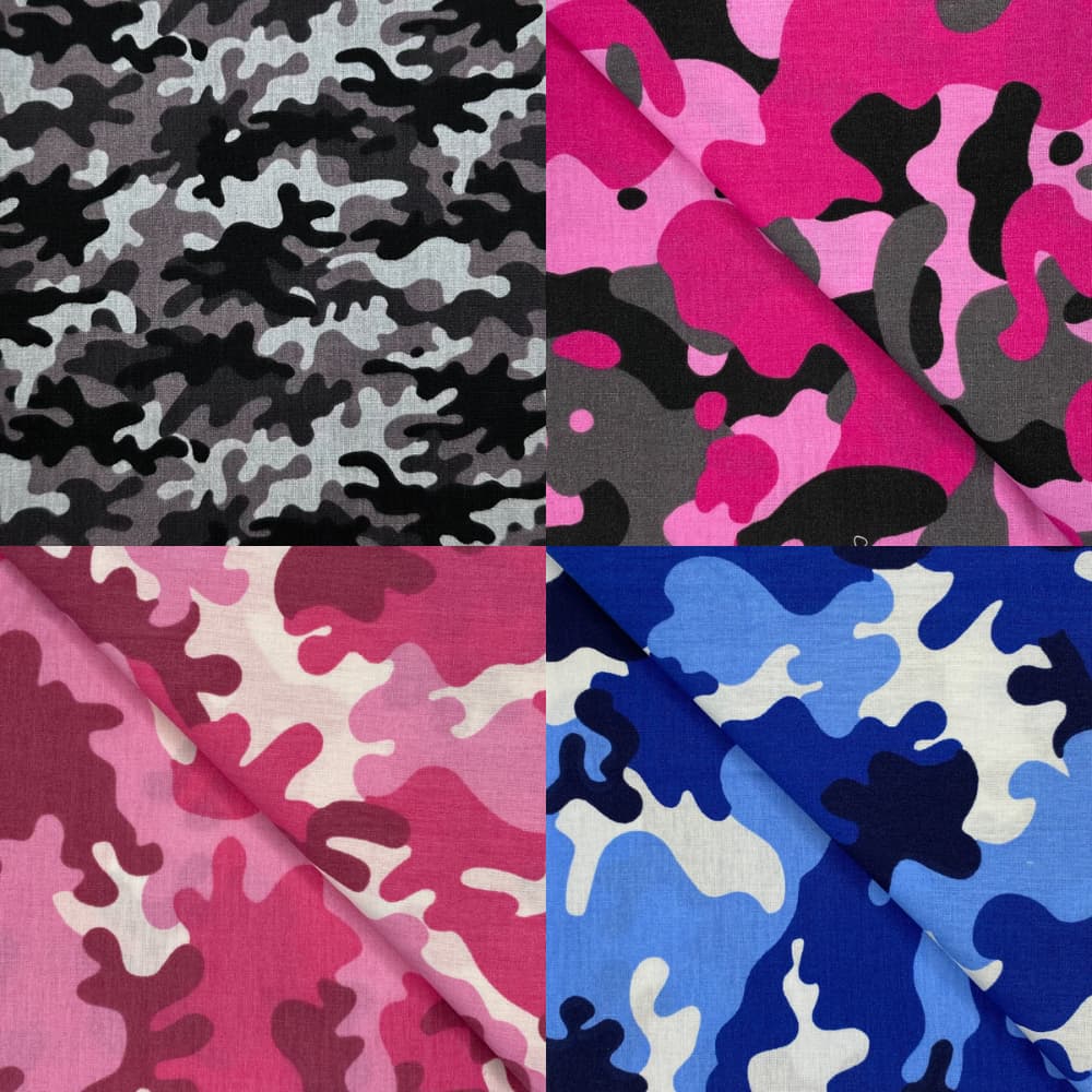 3 metros x 1,50 metros Tecido Tricoline Tema Camuflado 100% Algodão  - Patchwork / Artesanato