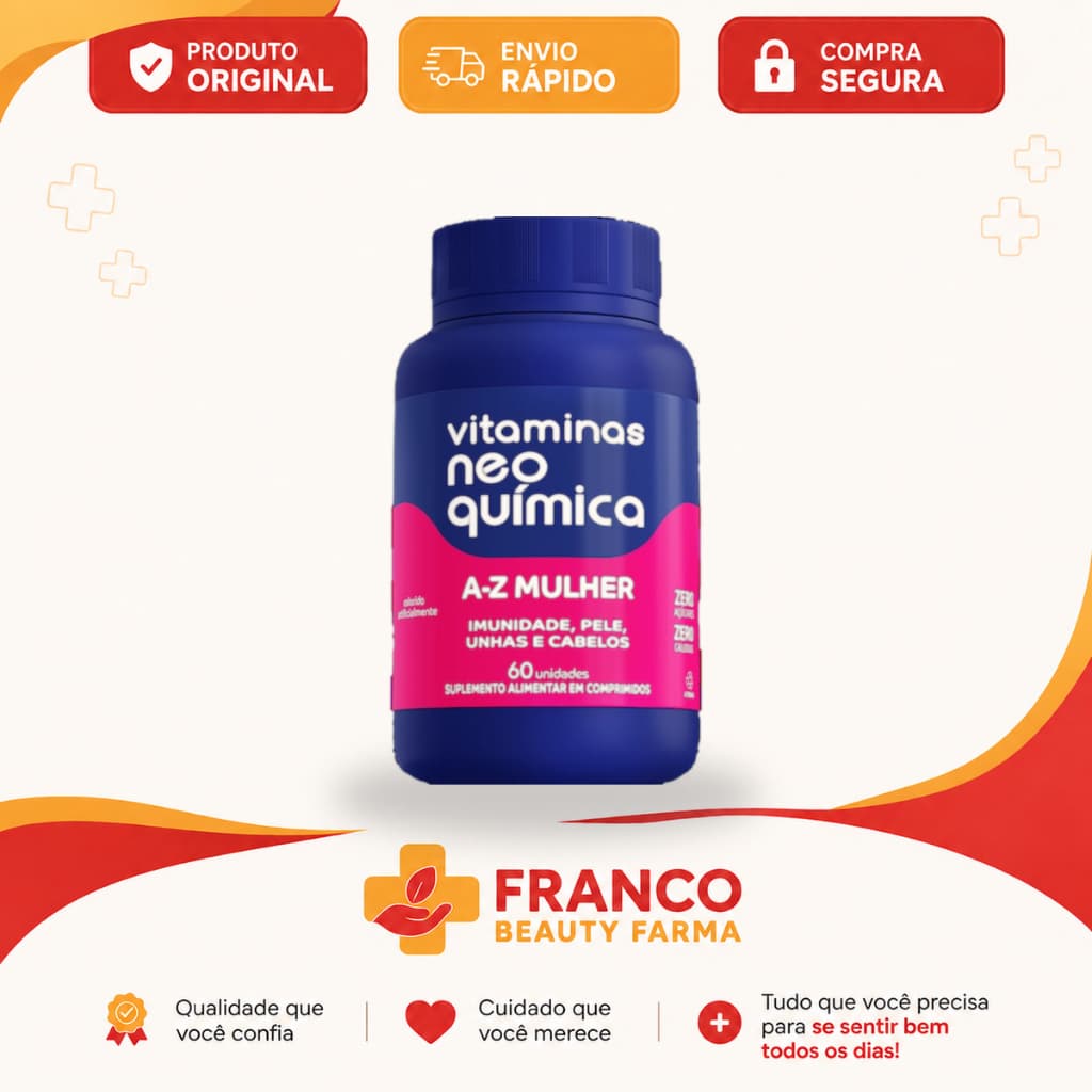 Vitamina A-Z Mulher Com 60 Comprimidos - Neo Química