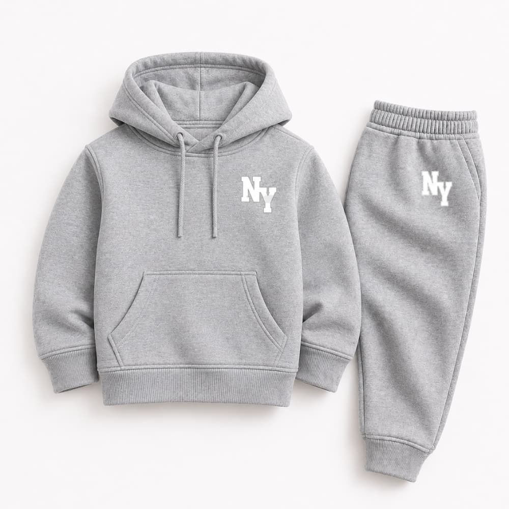 Conjunto Infantil Moletom Calça Ny Premium Confortavel Quentinho