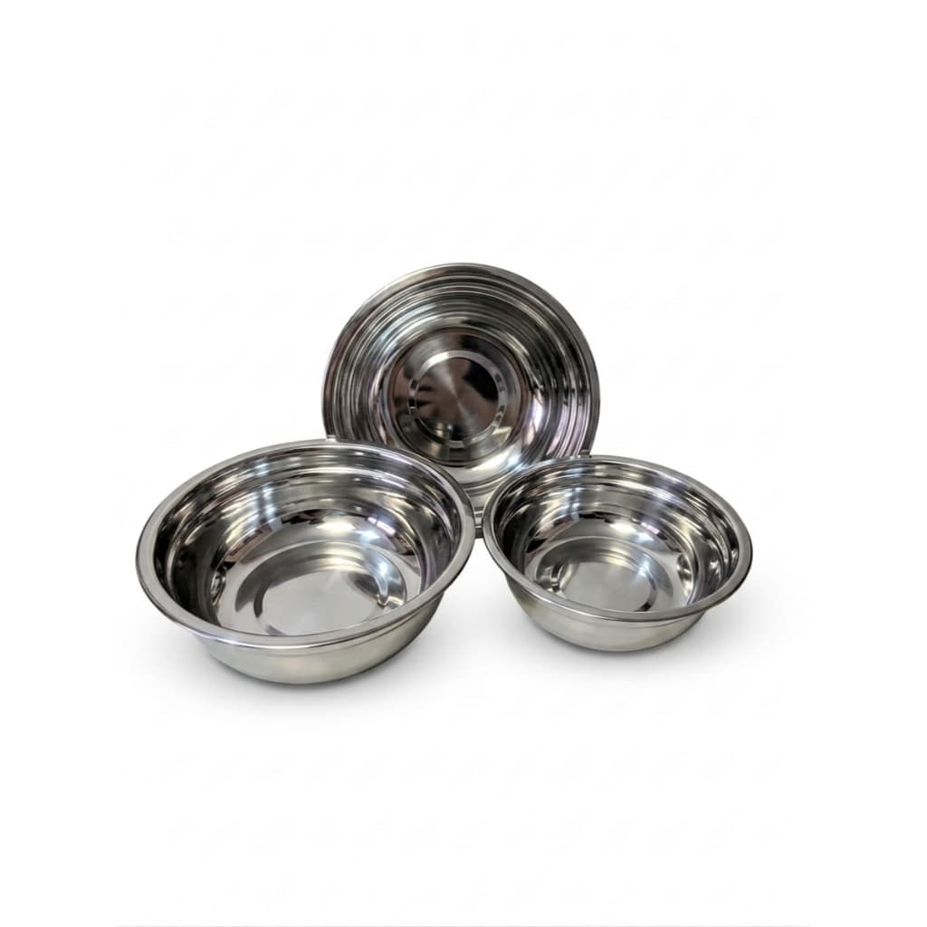 Comedouro Pet Inox Tigela Aço Inoxidável Resistente Ração Água Cachorro Gato