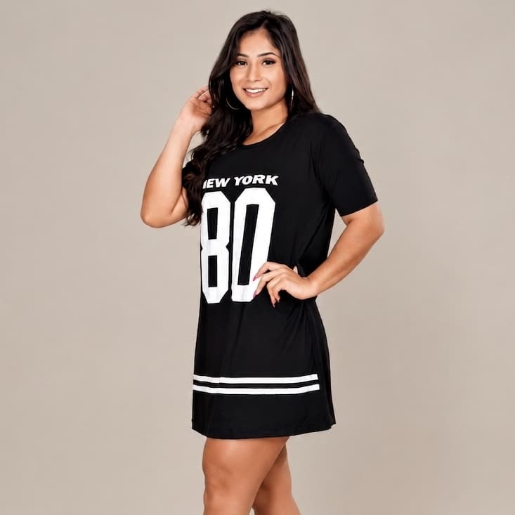Vestido Camisetao Evangélico Camisão  Blusão Feminino Blusa Feminina Roupas Femininas