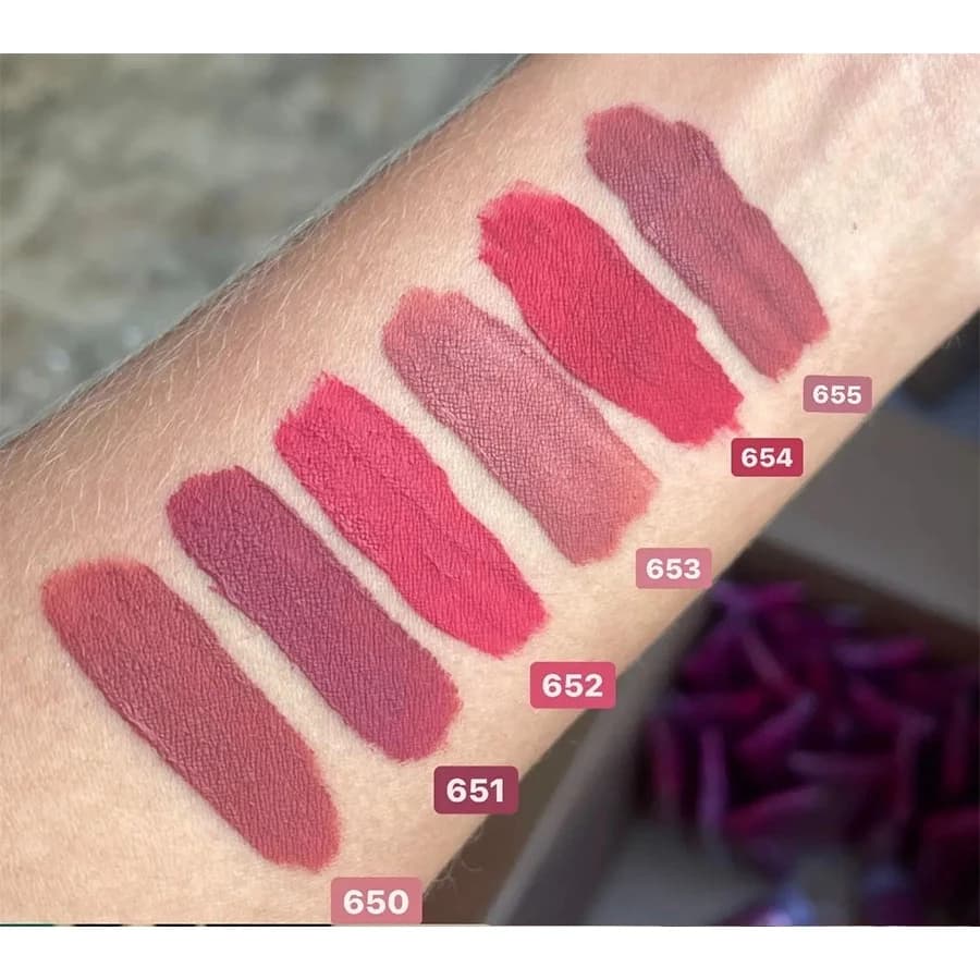 Batom Líquido Matte Nude 30 Horas - MaxLove 650 a 655
