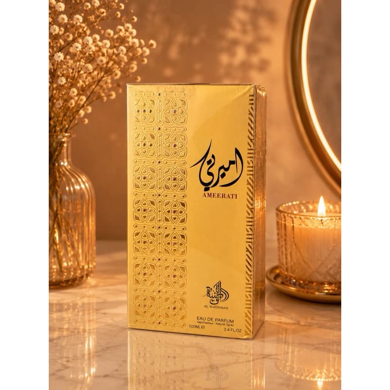 Perfume Al Wataniah AMEERATI Eau de Parfum 100ml Feminino Árabe Importado