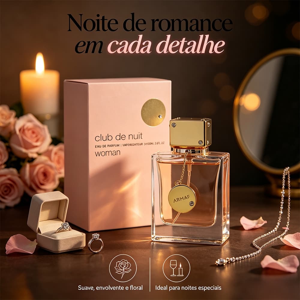 Original Perfume Armaf Club De Nuit Woman EDP 100ml Feminino Importado Floral Frutal Doce Elegante Alta Fixação