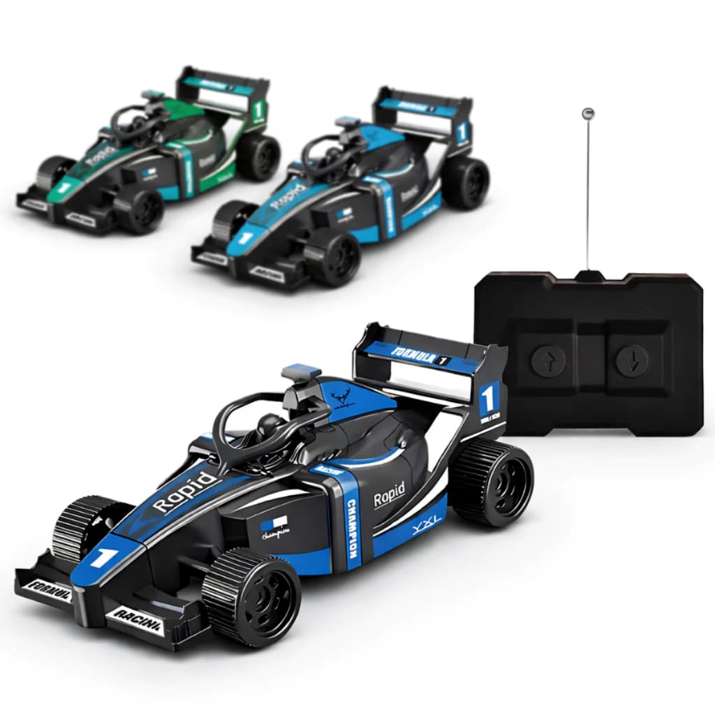 Carrinho de Controle Remoto Formula 1 Miniatura F1 3 Funções 15cm Brinquedo Menino Presente dia das Criança