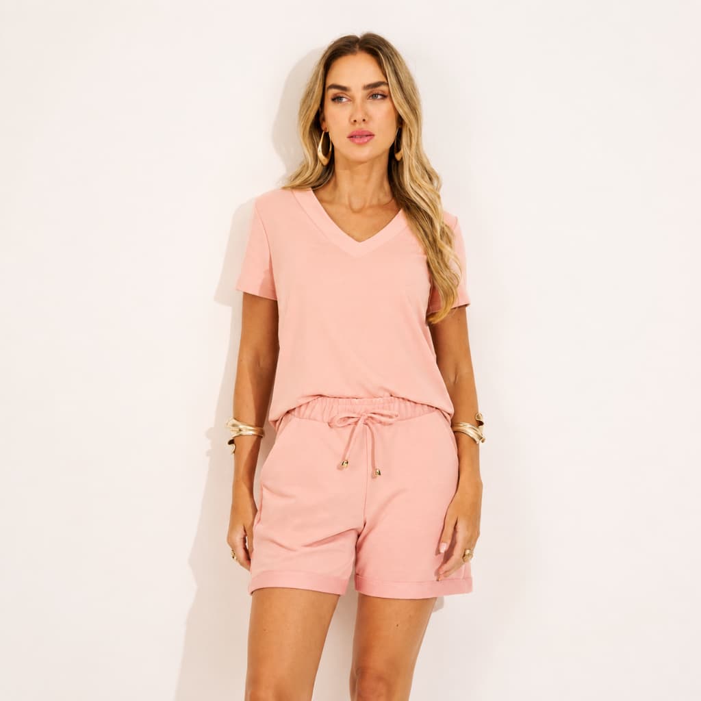 Conjunto Feminino Molecotton Marlucci Calça e Blusa Moletom Premium Casual Conforto | Livny
