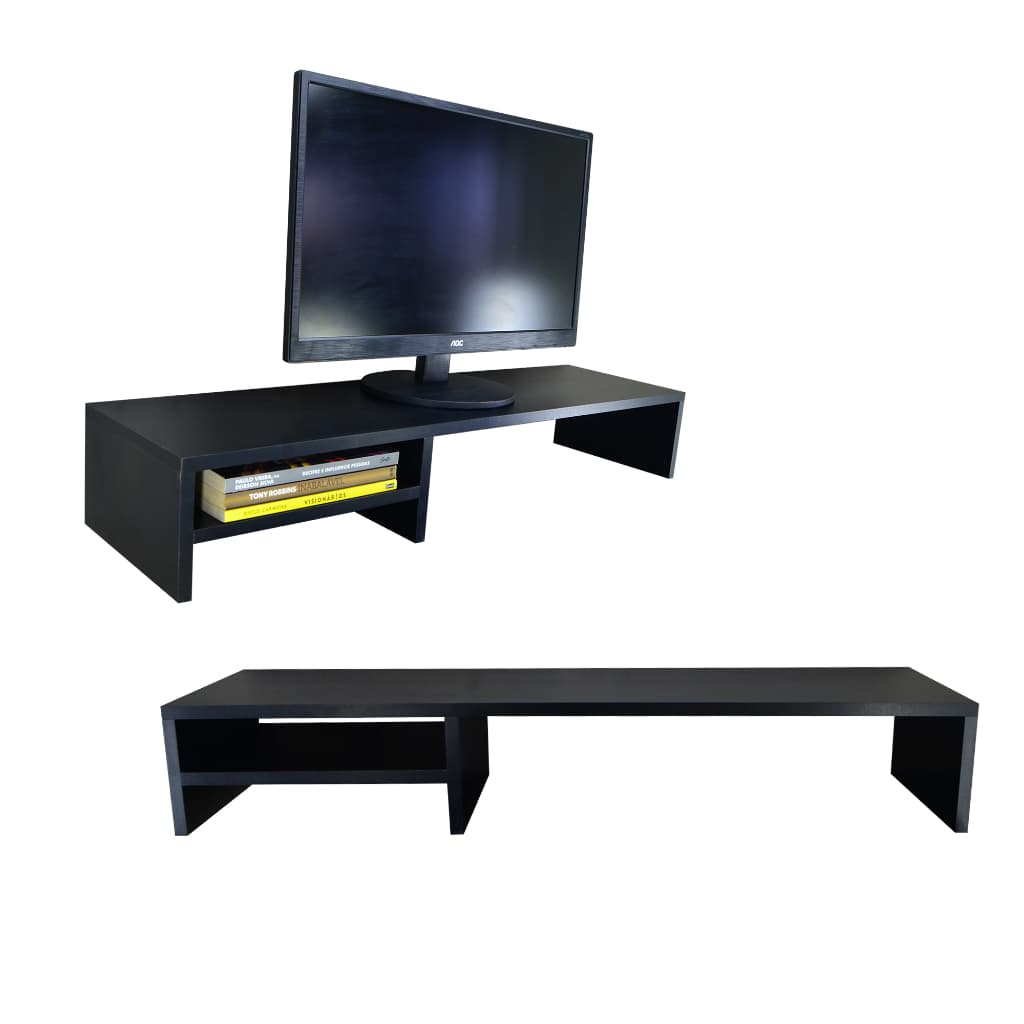 Suporte Para Dois Monitores Mesa Elevada Setup Gamer 90cm