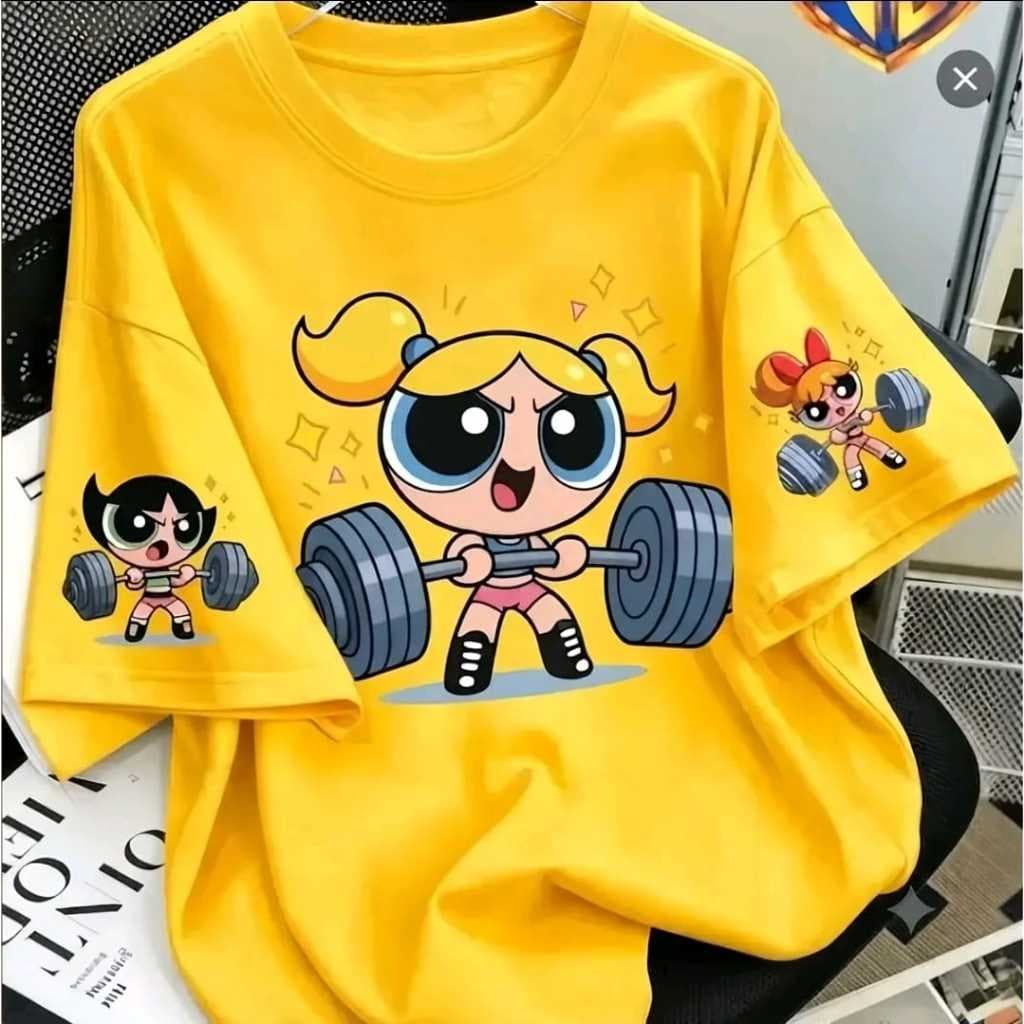 Camiseta unissex Streetwear Meninas Super Poderosas Algodão p ao g5