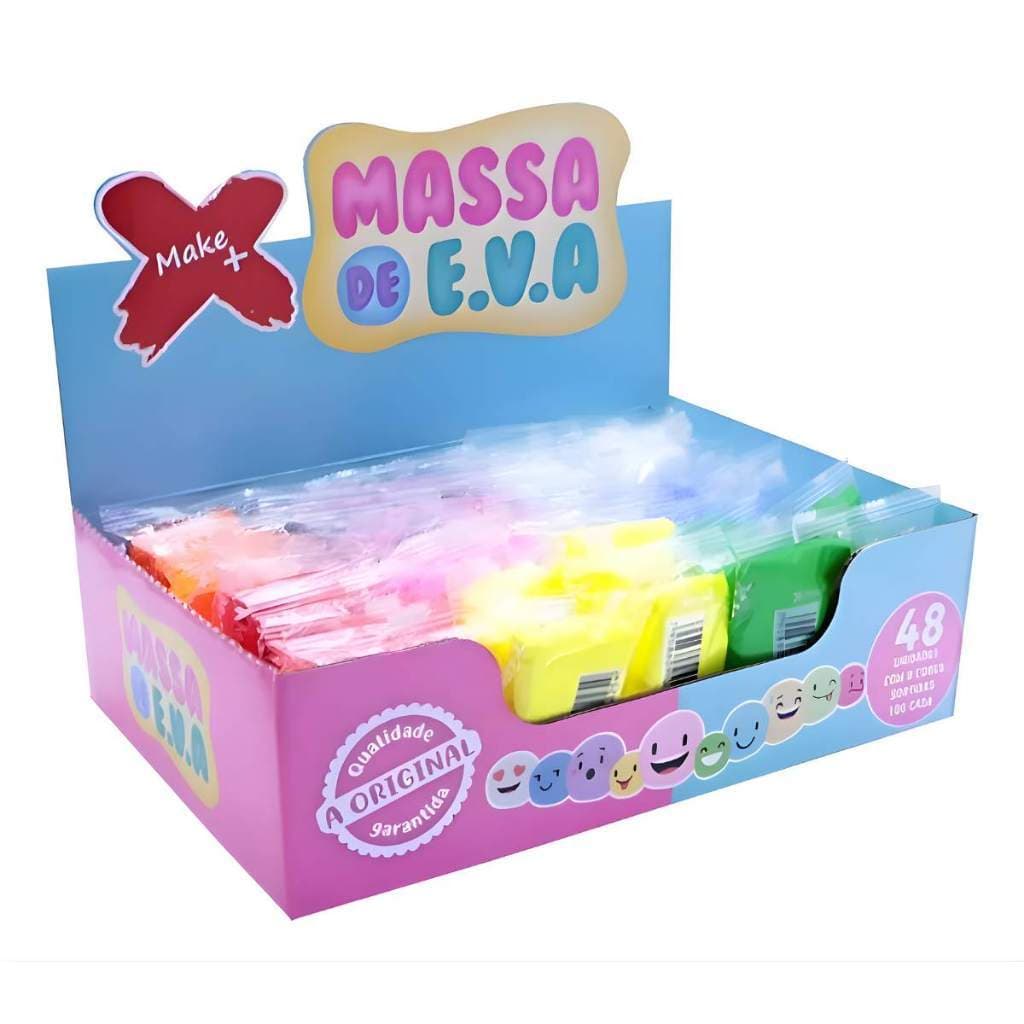 Kit 3/6/9 Massinha de EVA - Infantil Massa de Modelar Maleável Slime Biscuit Artesanato