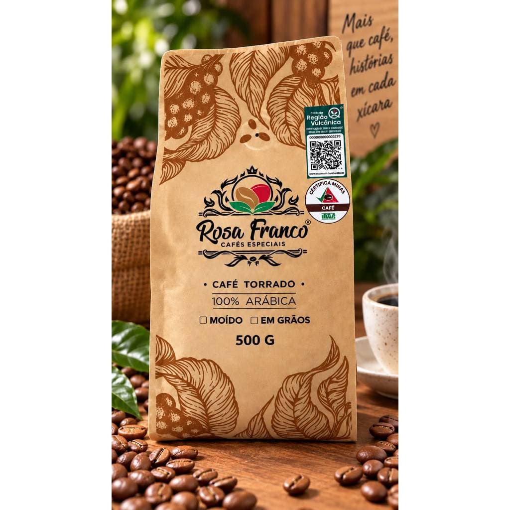 Café Especial Rosa Franco 250g em grãos