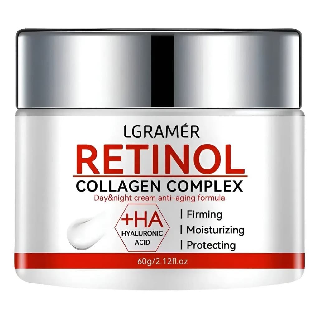 Creme Facial Retinol Ácido Hialurônico Anti-idade 60g