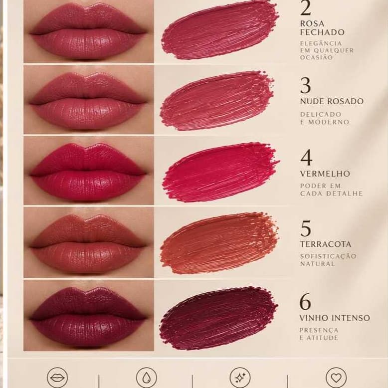 Batom Líquido Matte Toque Special – 6 Cores