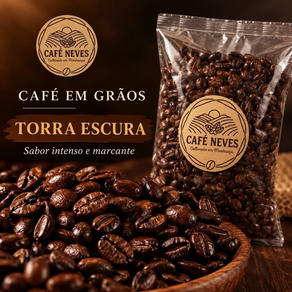 Café Torra Escura - Café em Grãos - 100% Arabica - Novidade