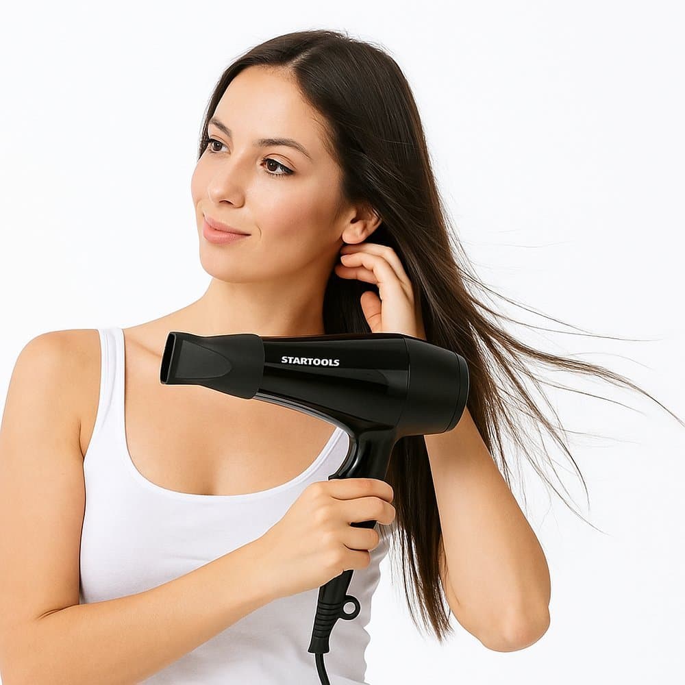Secador de Cabelo Profissional 1800W 127V - Preta - seu cabelo do jeito que você quer