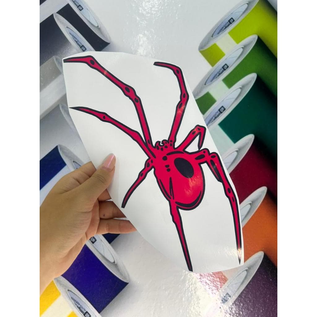 Adesivo Aranha para Tanque de Moto Esportivo | Decorativo Alta Qualidade | Personalização Moto | Universal