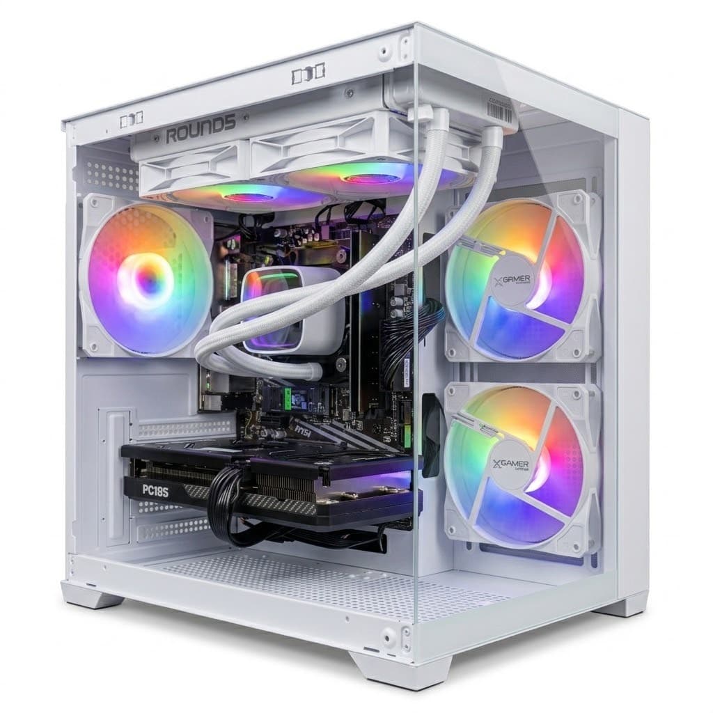 PC GAMER NEJI RYZEN 7 5700X, B450M, 16GB RAM, SSD 1TB, NVIDIA RTX 5060 8GB, GABINETE 3 FANS RGB