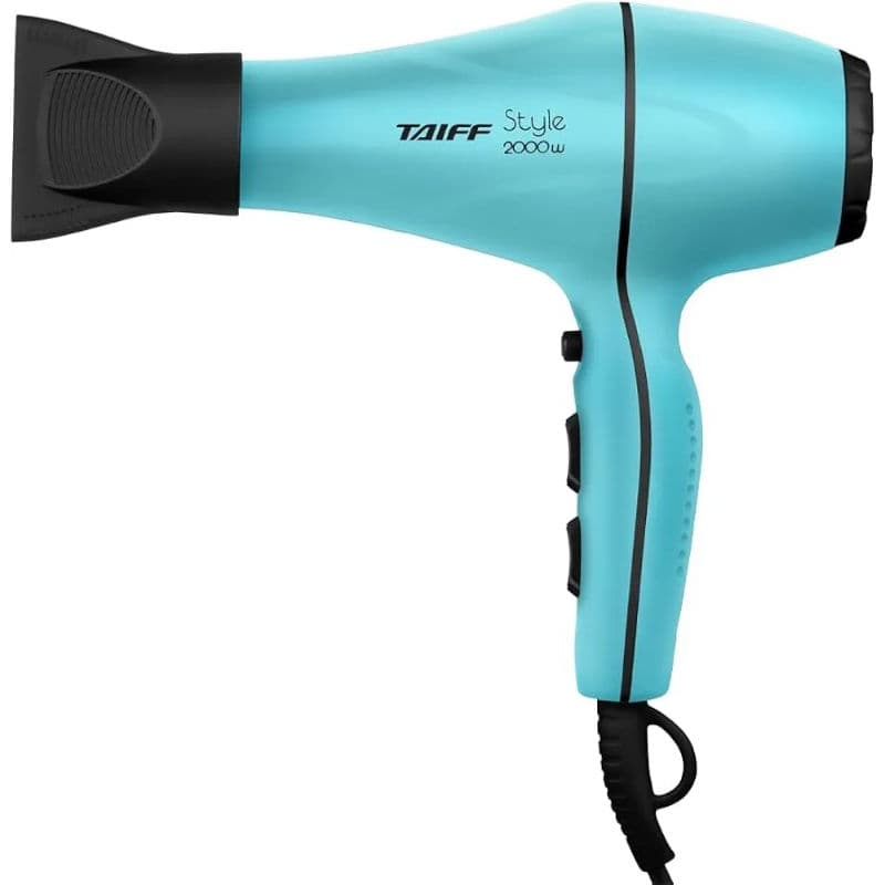 Secador de Cabelo Taiff Style 2000W Azul Tiffany 220V - Potência Profissional, Secagem Rápida e Motor Silencioso