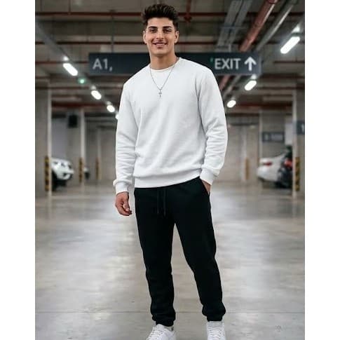 Conjunto Moletom 2 cores Masculino Confortável Conjunto Moletom Frio Inverno Conjunto Moletom Confortável