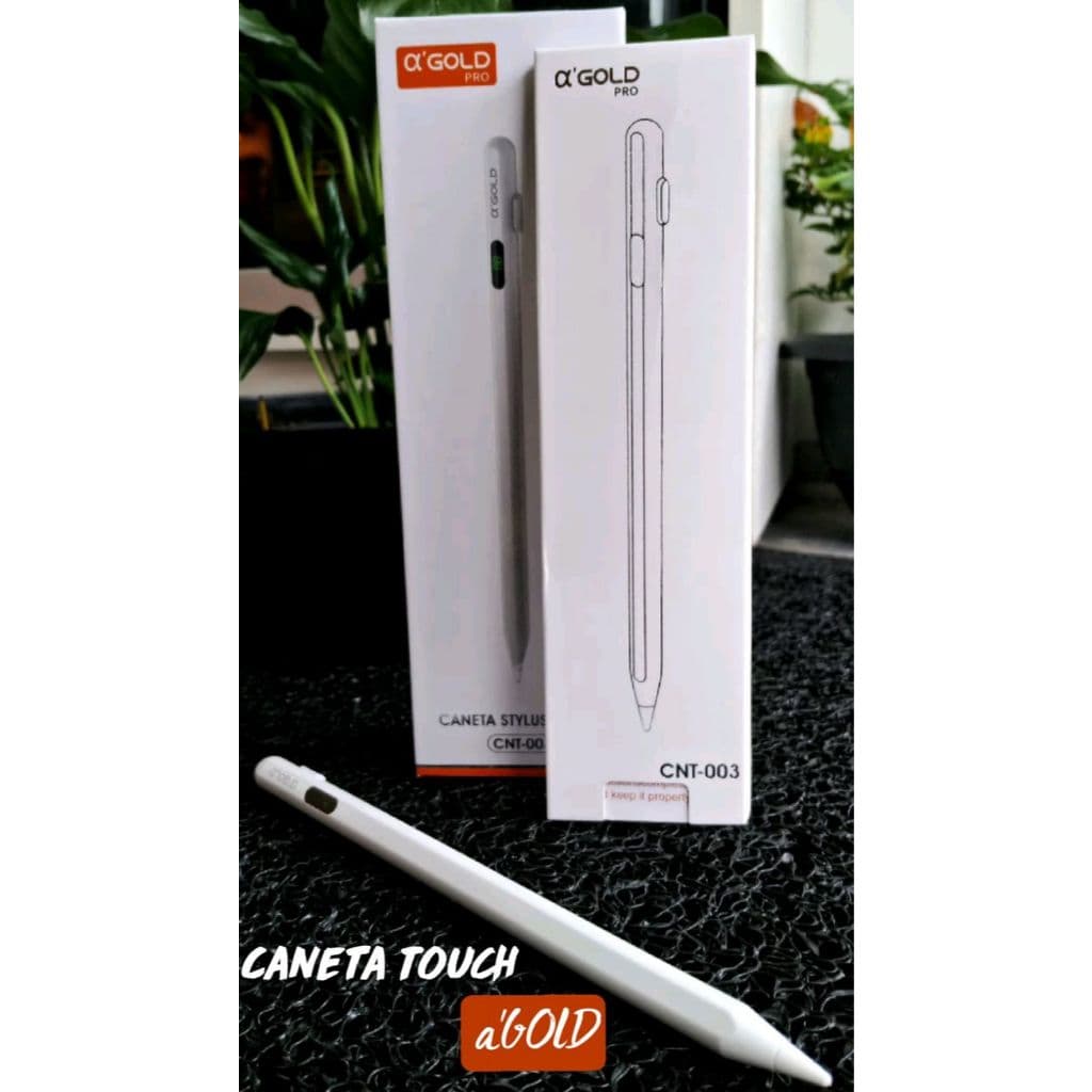 Caneta Touch Gold Para Tela Capacitiva Android iOS Tablet